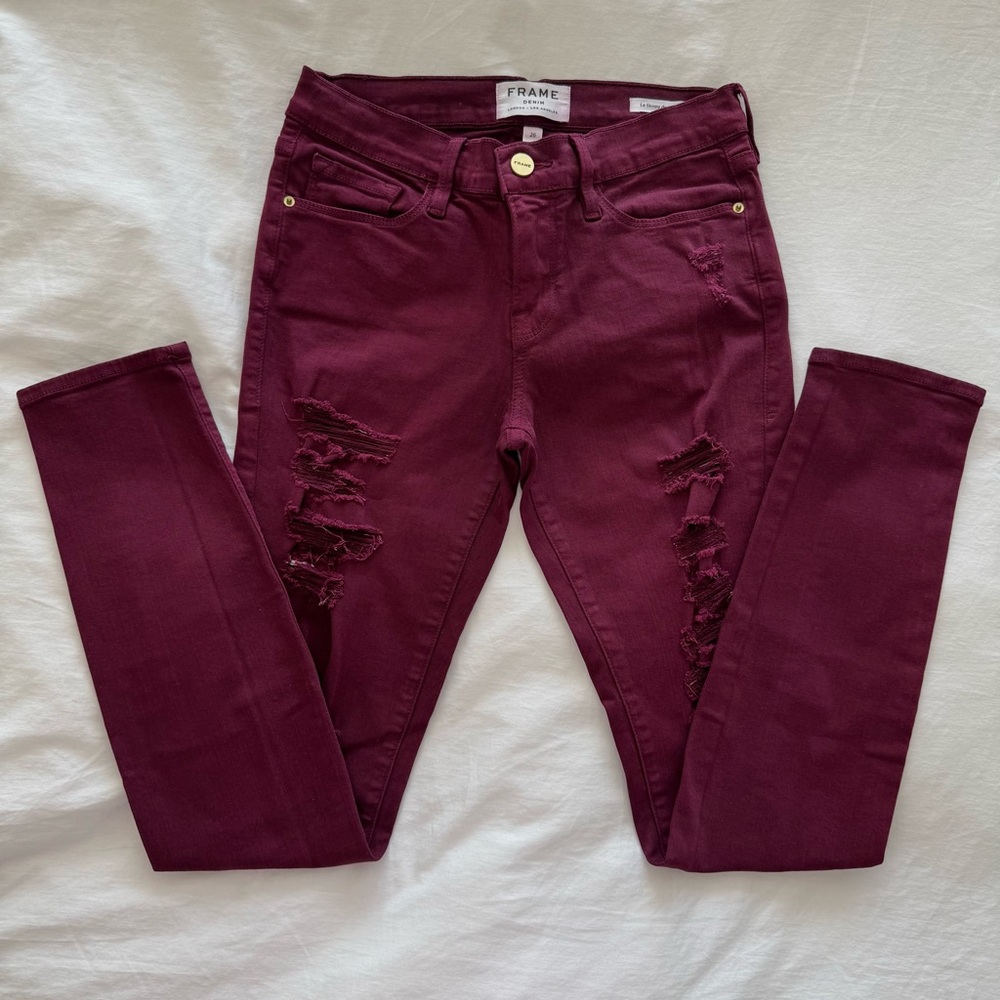 Frame Denim Le Skinny de Jeanne- Port
